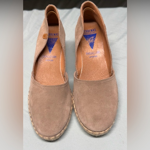 Verbenas Women's Brown Suede Espadrilles - Picture 1 of 8